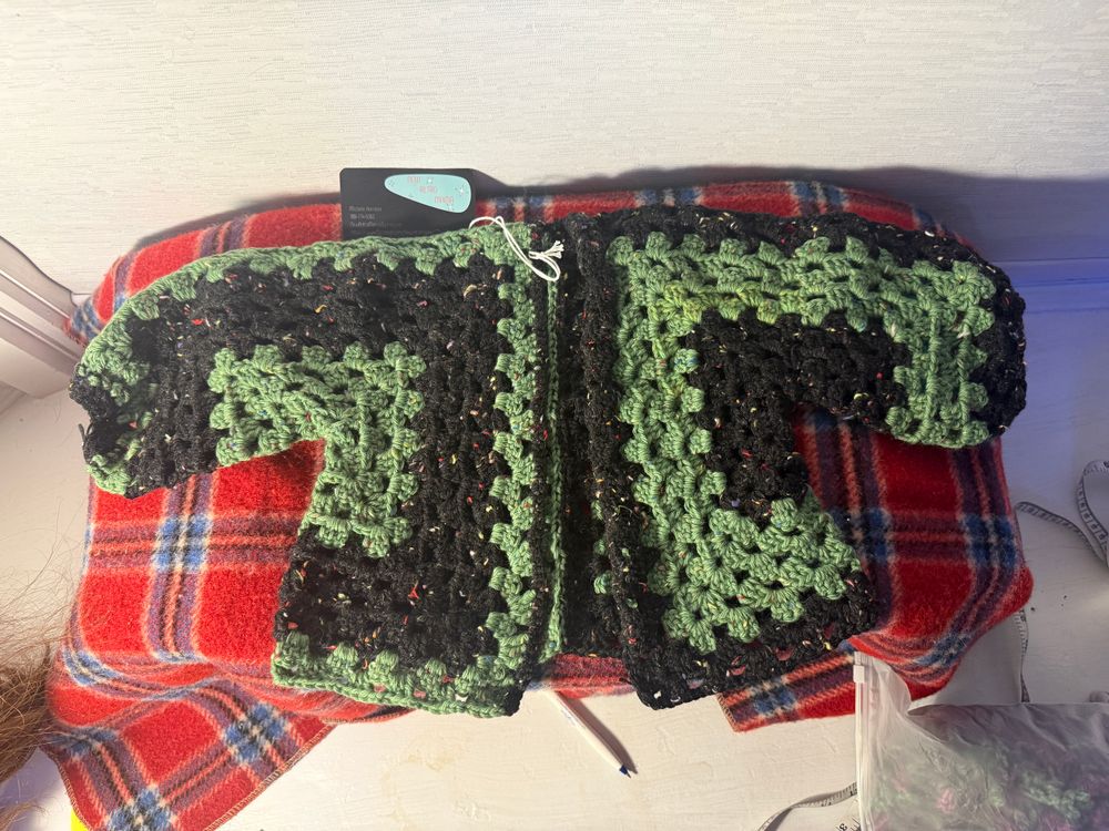 Alpaca Wool Child Hexigon Cardigan