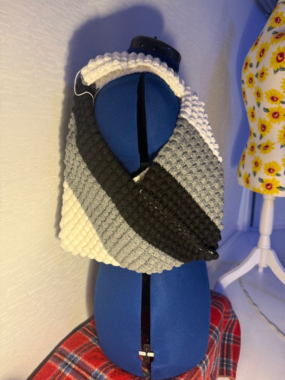 Striped Chicago White Sox Themed Puff Stitch Bag