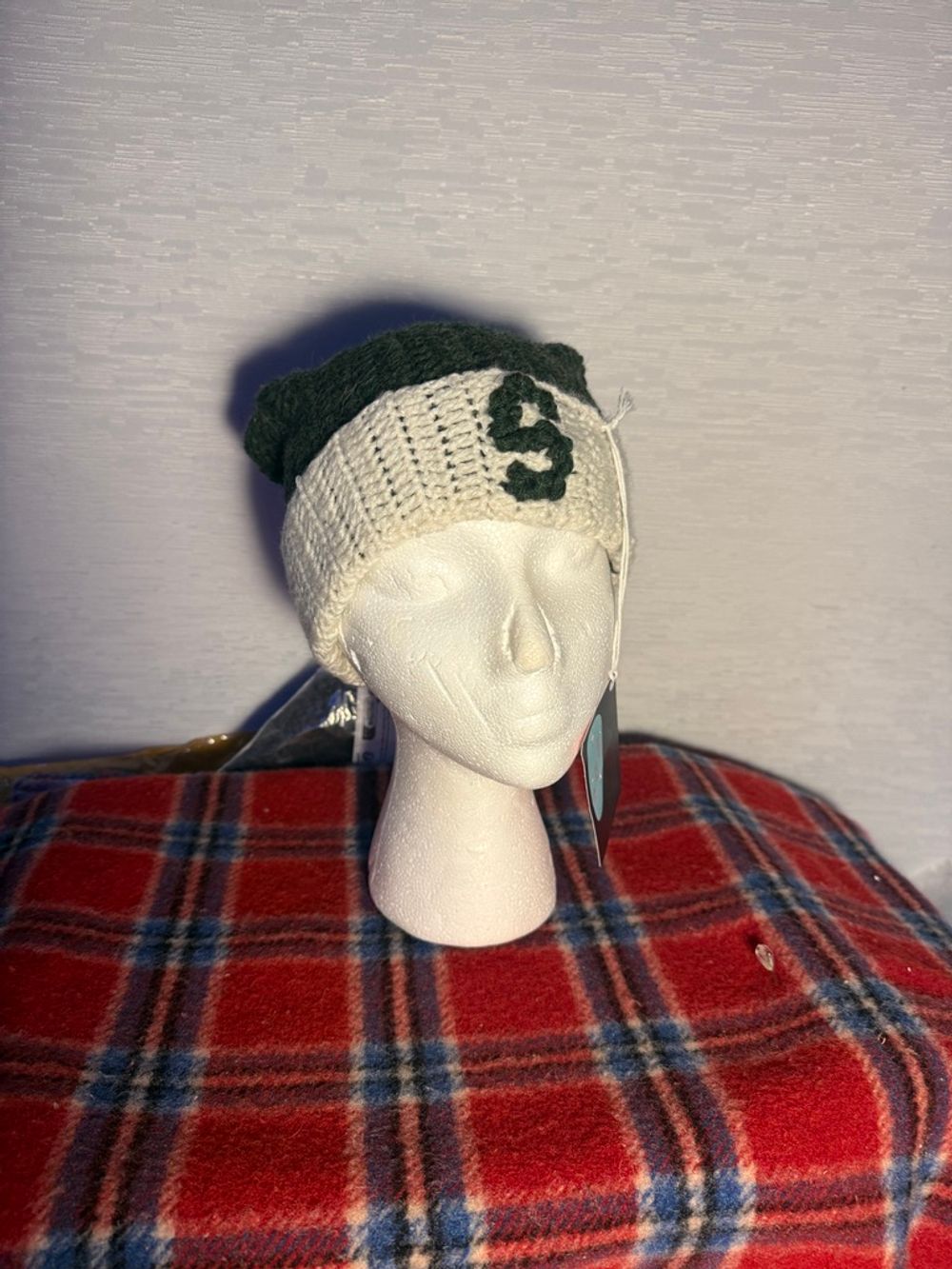Michigan State Beanie with PomPon