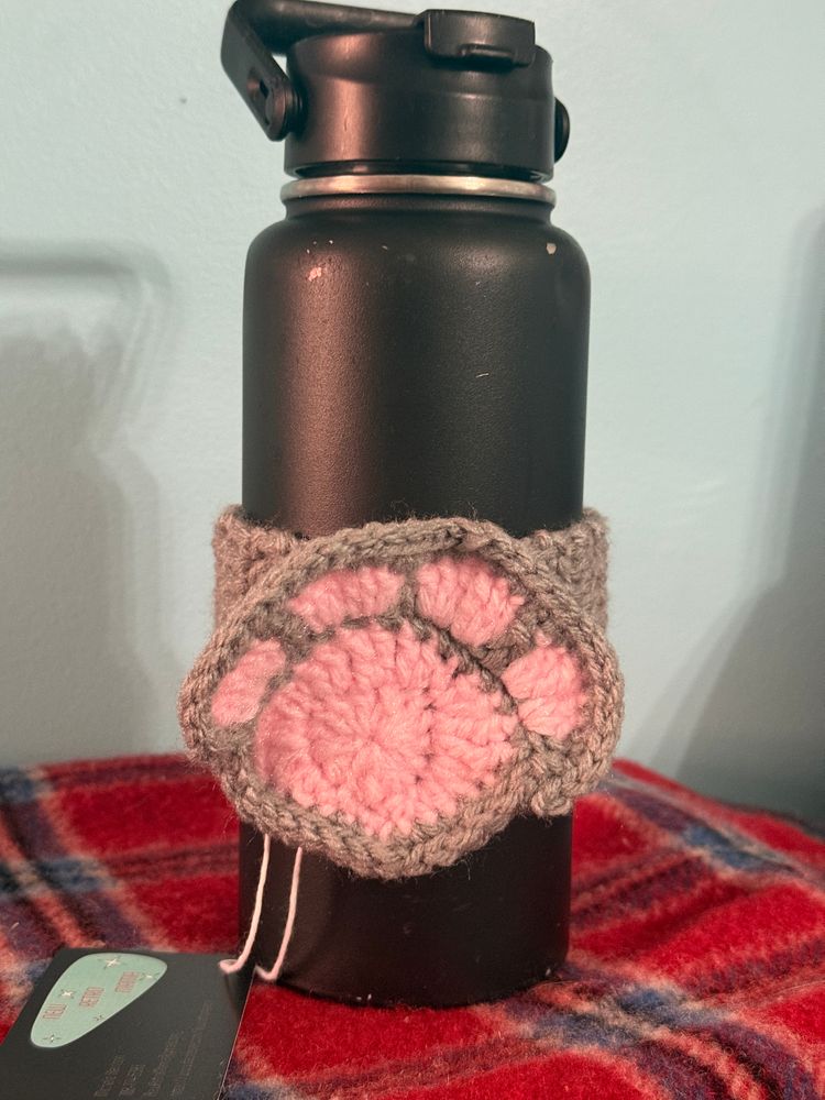 Mug Warmer - Paw - Gray