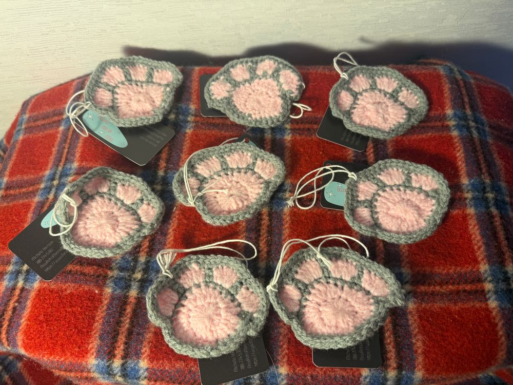 Paw Coasters Coasters (Gray)